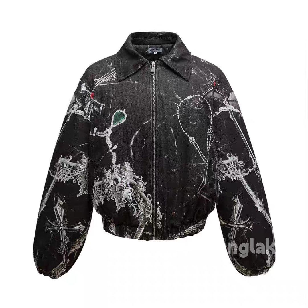 Vintage Unisex utility punk yuppie hiphop y2k hiphop jacket Size US XL / EU 56 / 4 - 1 Thumbnail
