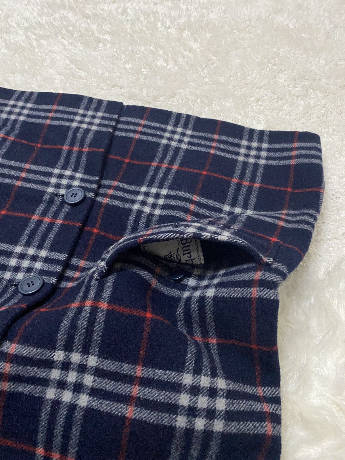 Burberry Prorsum × Vintage VINTAGE REVERSIBLE MONOGRAM WOOL BUTTONS UP BY BURBERRY’S Size US M / EU 48-50 / 2 - 7 Thumbnail