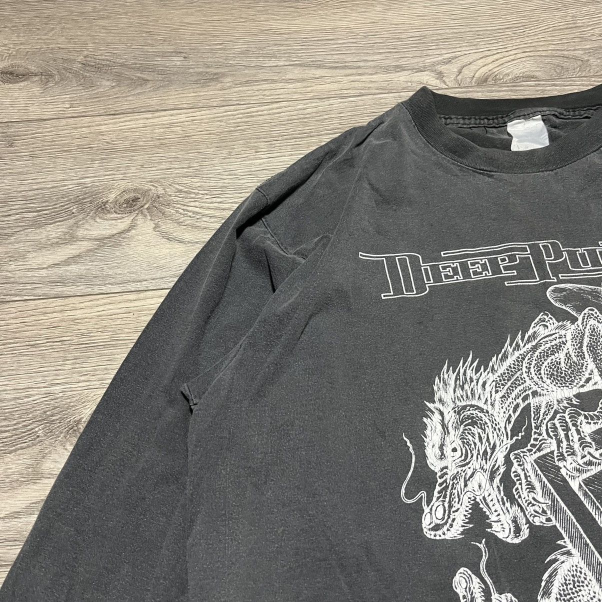 Vintage Deep Purple sweatshirt The Battle Rages Longsleeve Size US XL / EU 56 / 4 - 4 Thumbnail