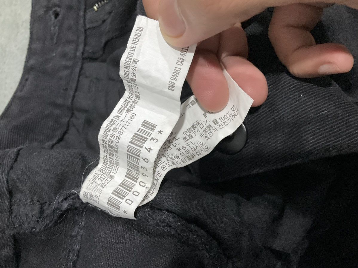 If Six Was Nine × Japanese Brand Jeans Black Distressed Denim Single Zip Forever 21 Size US 32 / EU 48 - 7 Thumbnail