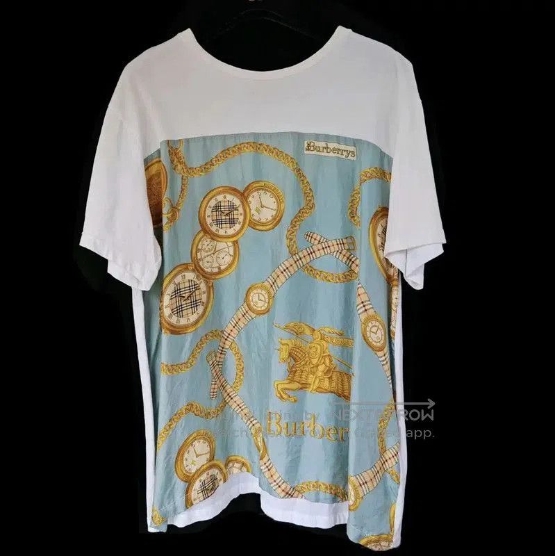 Burberry Burberry Summer Silk Short Sleeve T-Shirt. Size M / US 6-8 / IT 42-44 - 1 Thumbnail
