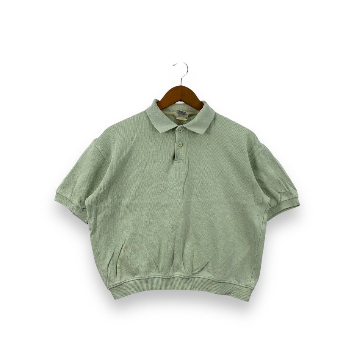 Vintage Vintage 90’ OFF SHORE HAWAII Surf Cropped Top Polo Tee Shirt Size M / US 6-8 / IT 42-44 - 1 Thumbnail
