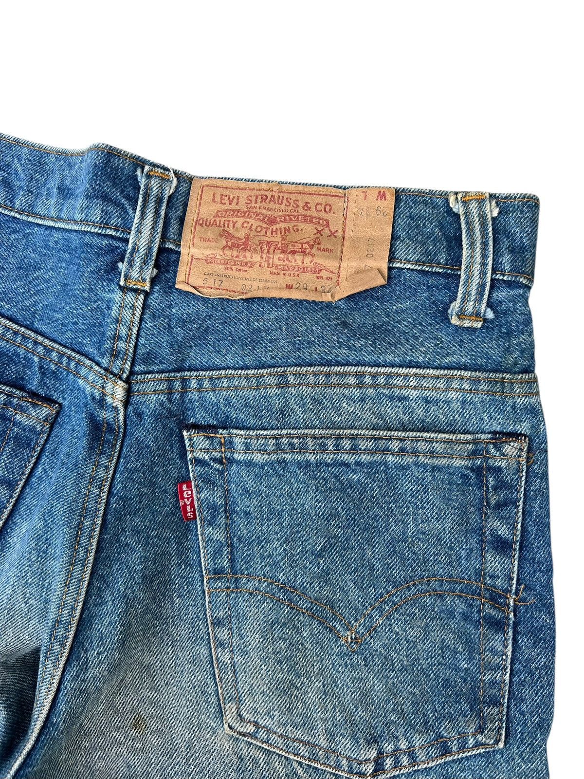Levi's Vintage 70s Levi’s 517 Talon 42 Mud Denim Flare Jeans Size US 29 - 17 Thumbnail
