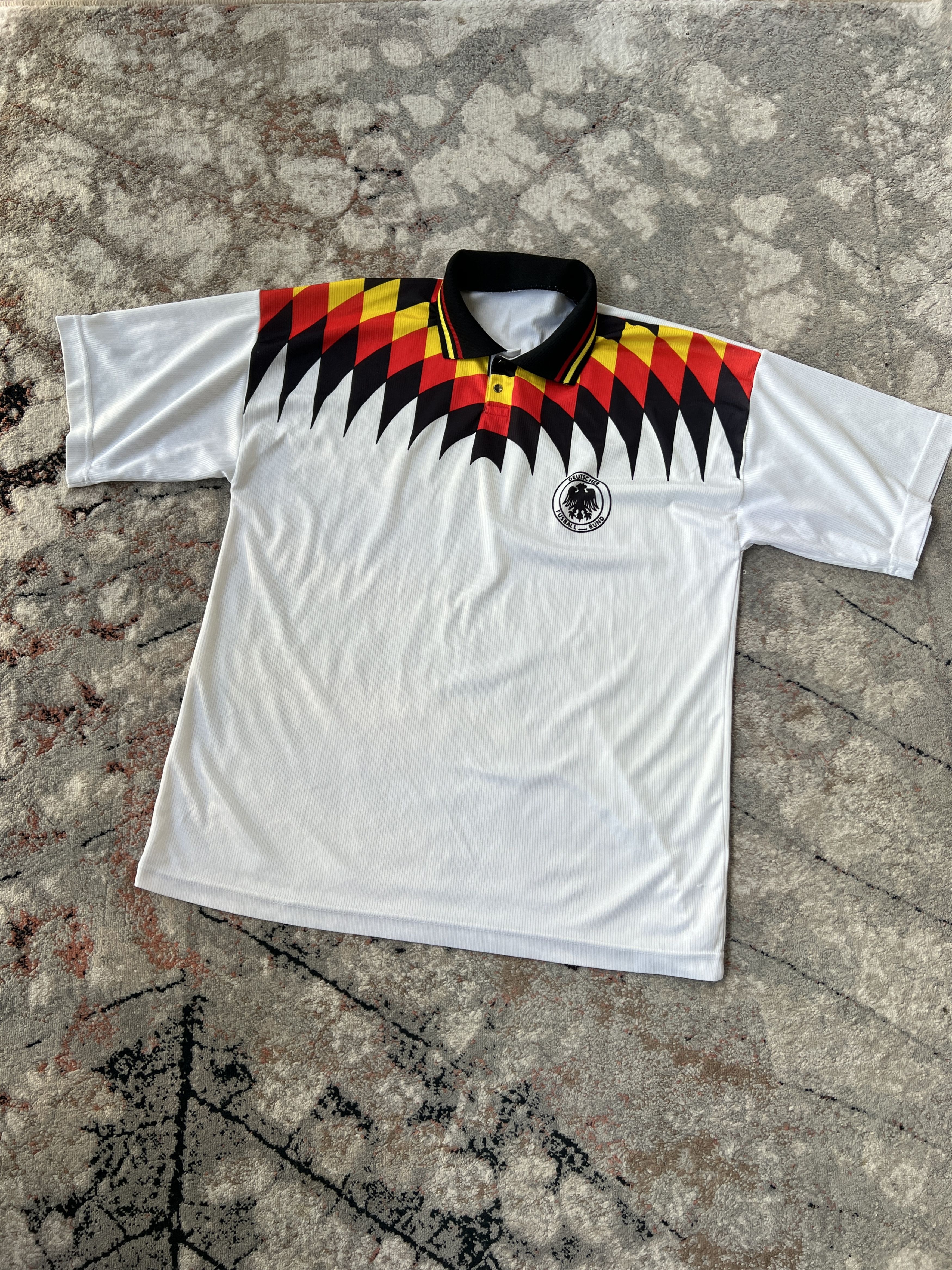 Vintage Deutscher Fusball Bund Vintage Jersey Size US L / EU 52-54 / 3 - 1 Thumbnail