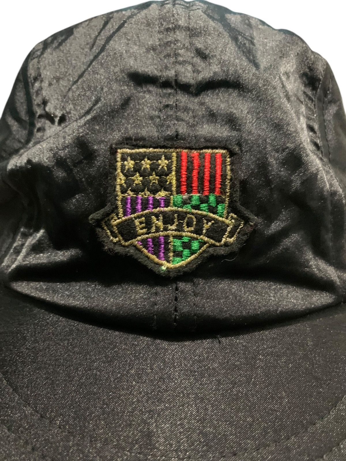 If Six Was Nine × Japanese Brand × Le Grande Bleu (L.G.B.) 2000s Flying ski japan nylon fur hat short visor Size ONE SIZE - 6 Thumbnail