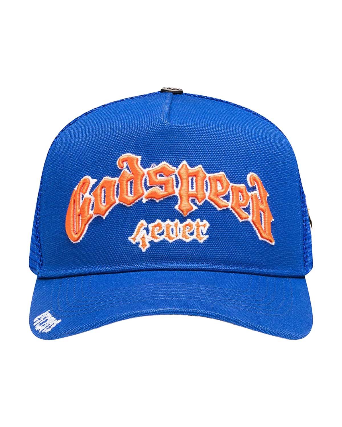 Godspeed Trucker Hat Blue/Orange Size ONE SIZE - 1 Thumbnail