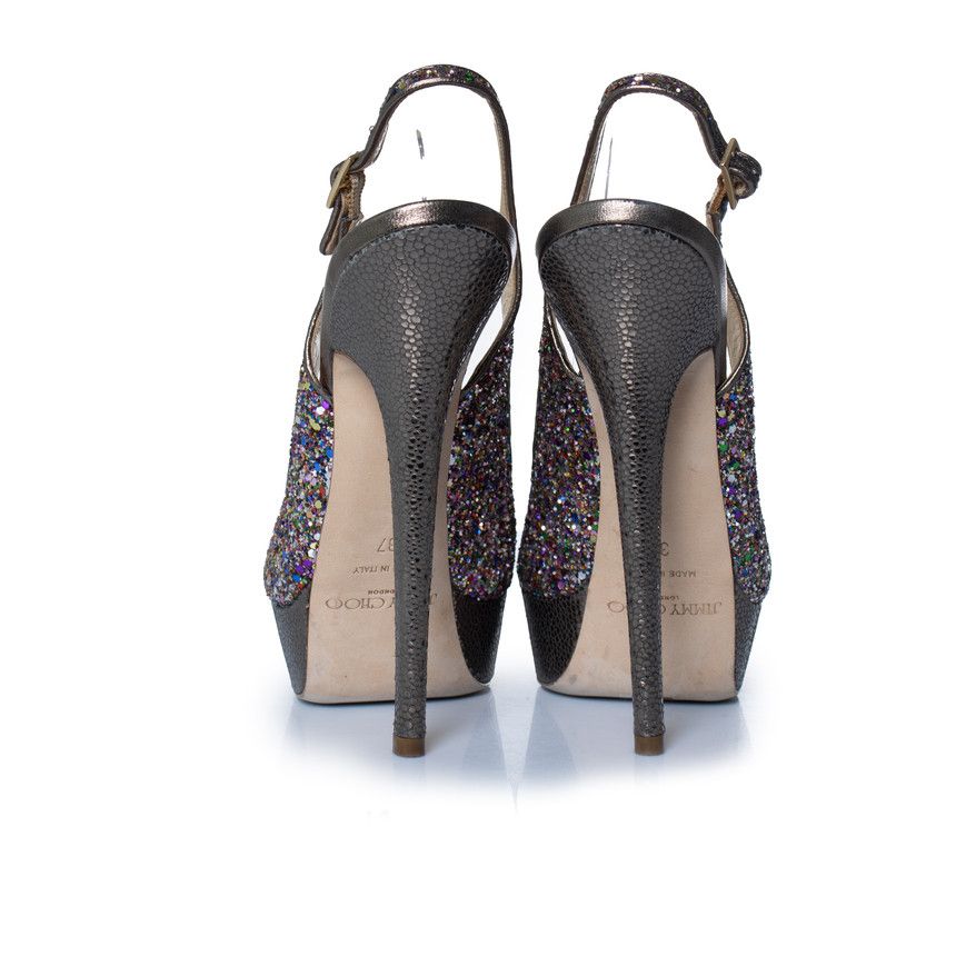 Jimmy Choo Jimmy Choo, Glitter pumps Size US 7 / IT 37 - 6 Thumbnail
