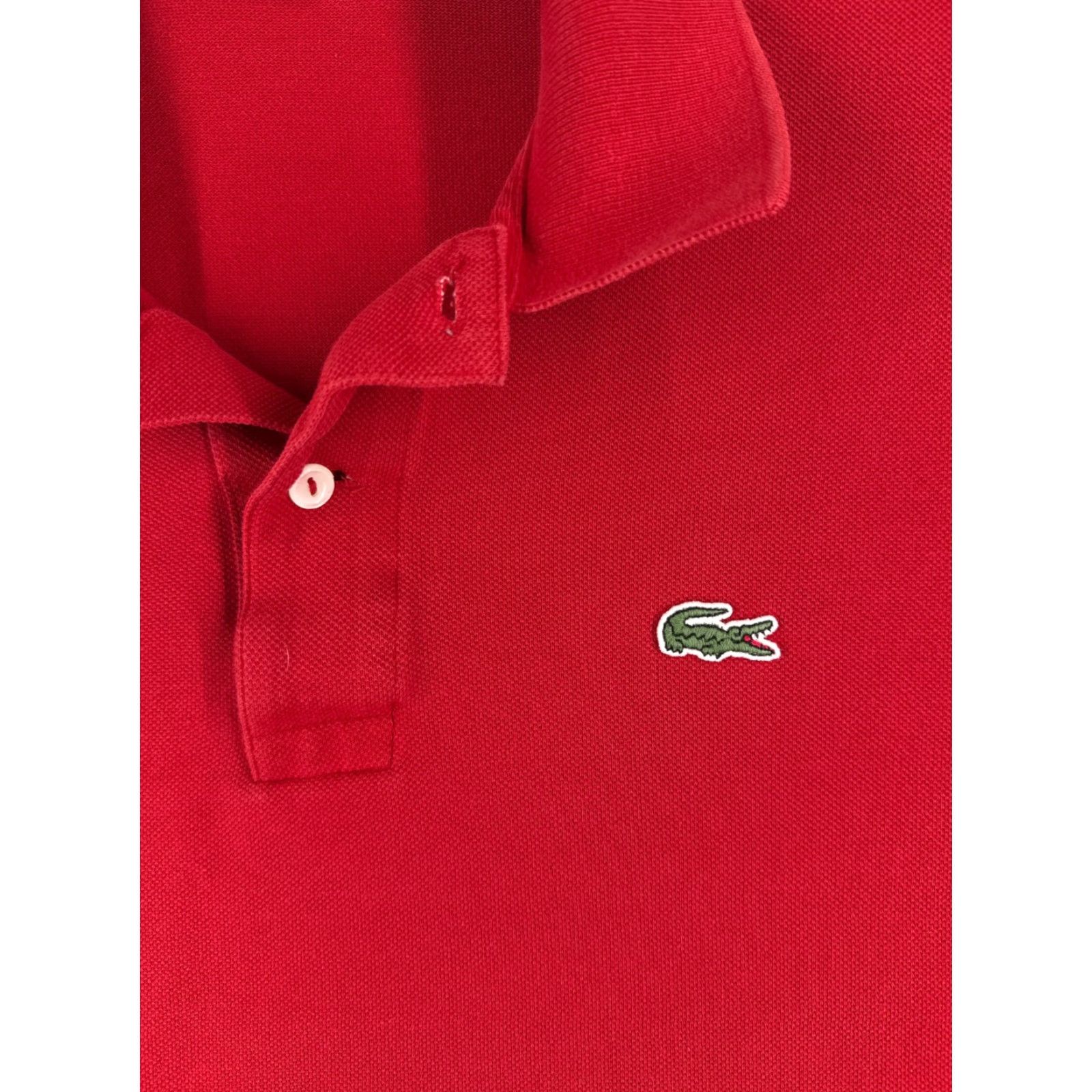 Lacoste Lacoste Sport Polo Shirt Men 6 Red Short Sleeve Slim 100% Cotton Knit Peru Shirt Polo Men Red Slim 6 Cotton Short Sleeve Lacoste Sport Size US S / EU 44-46 / 1 - 6 Thumbnail