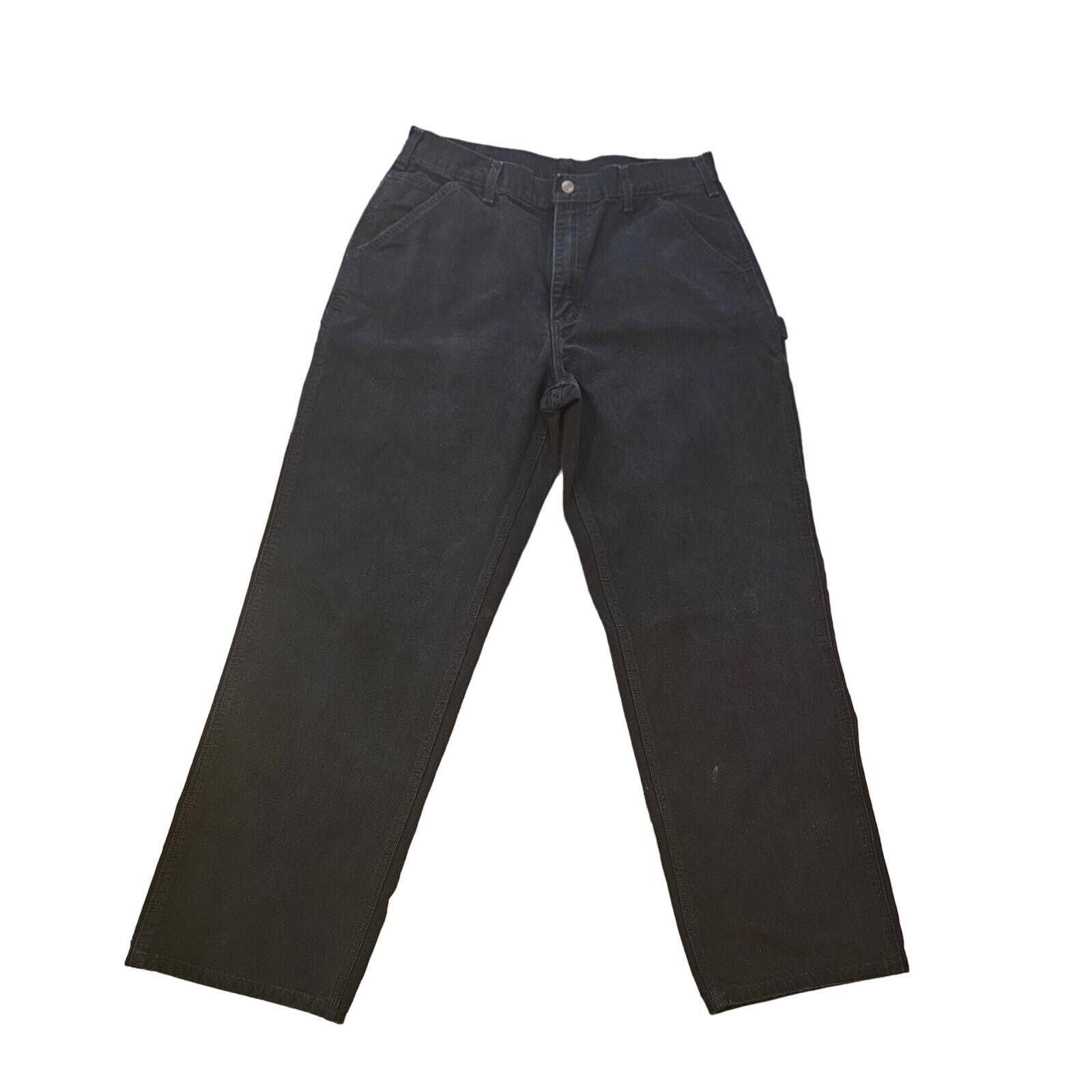 Carhartt Carhartt Carpenter Work Pants Original Fit Black Size 36X32 Size US 36 / EU 52 - 1 Thumbnail