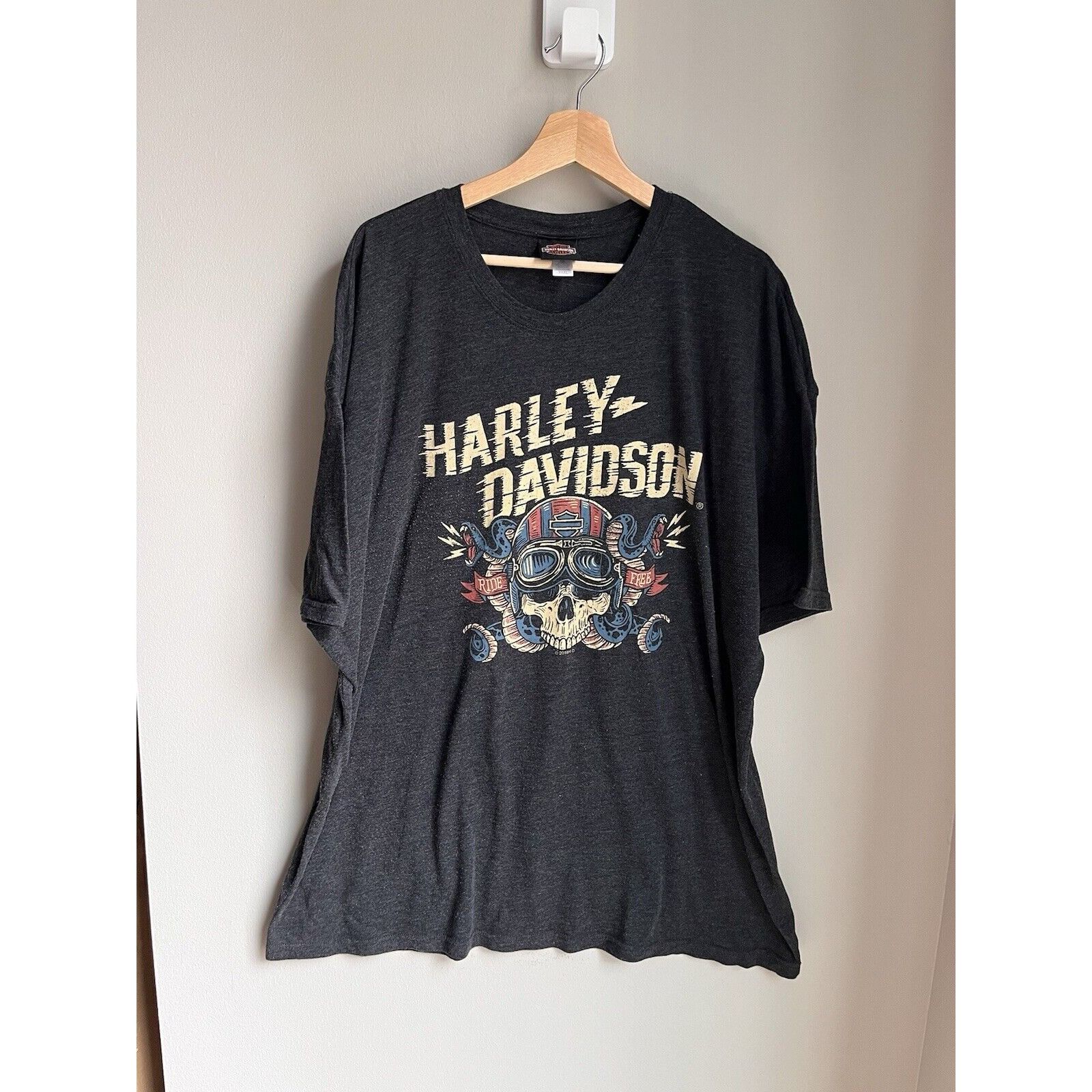 Harley Davidson VINTAGE STYLE HARLEY DAVIDSON MOTORCYLES GRAPHIC T SHIRT 3XL Size US XXL / EU 58 / 5 - 1 Thumbnail