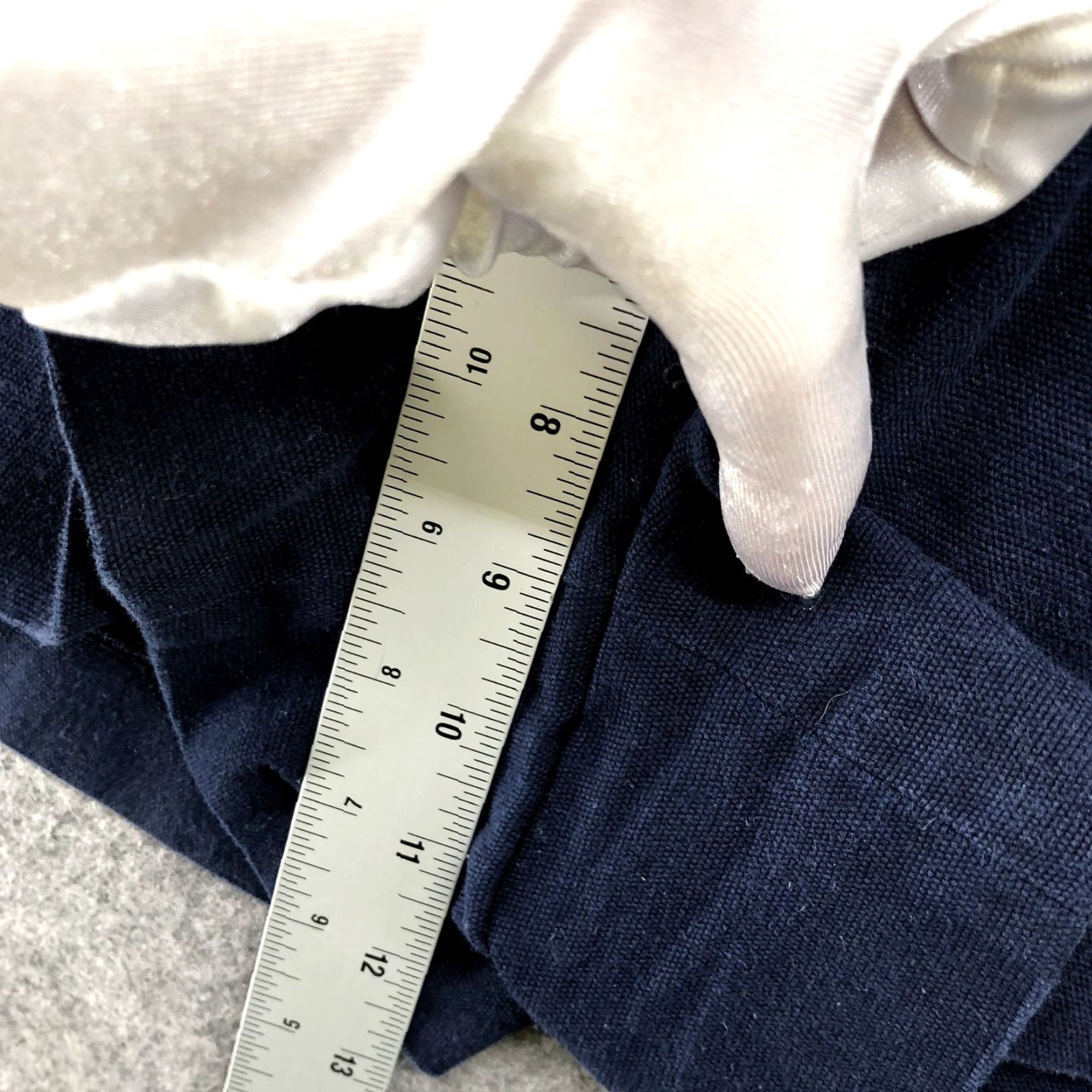 J.Crew J. Crew Pull On Shorts Womens Size 0 Navy Blue Cotton Mid Rise Chino Casual Size 25" / US 0 / IT 36 - 5 Thumbnail