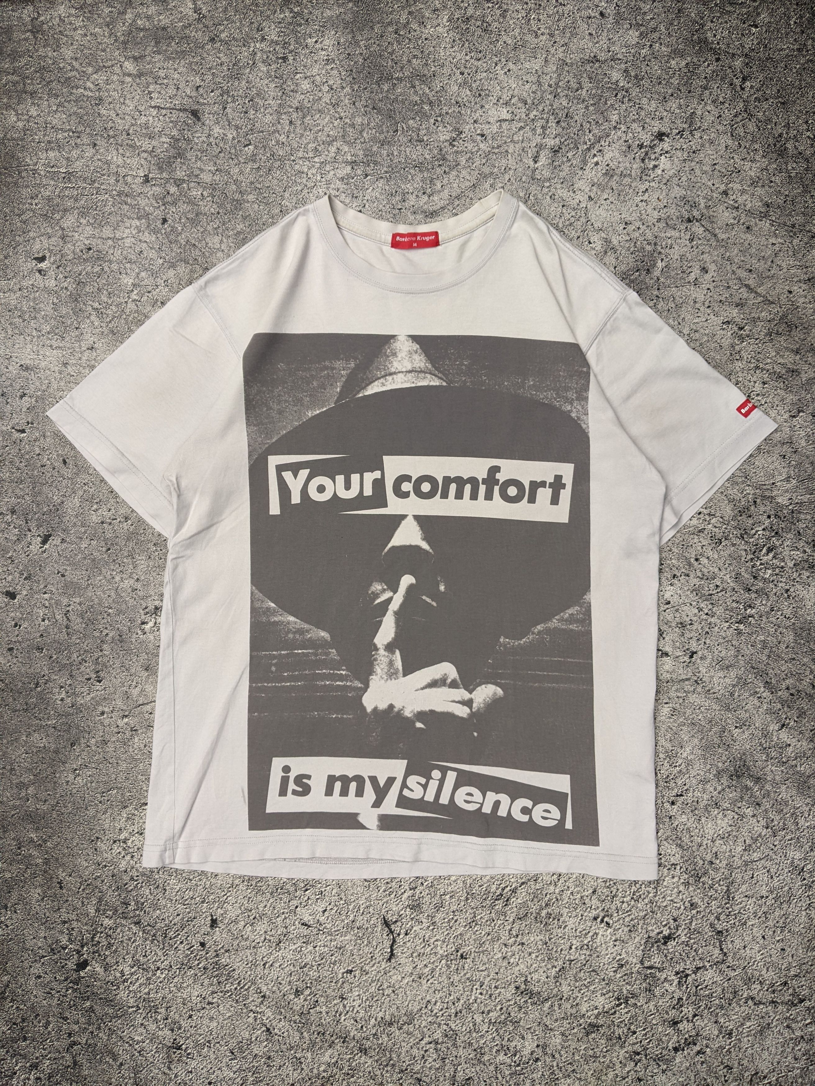 Barbara Kruger Vintage Barbara Kruger 'Your Comfort Is My Silence' Size US M / EU 48-50 / 2 - 1 Thumbnail