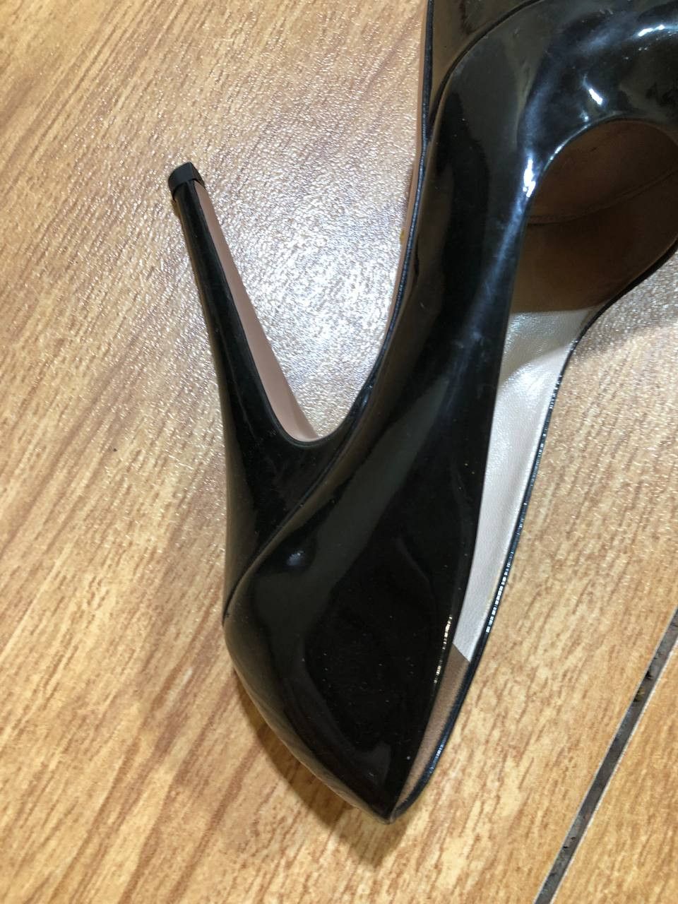 Prada PRADA Patent Leather Stiletto Pumps Platform Shoe High Heel Size US 8.5 / IT 38.5 - 14 Thumbnail