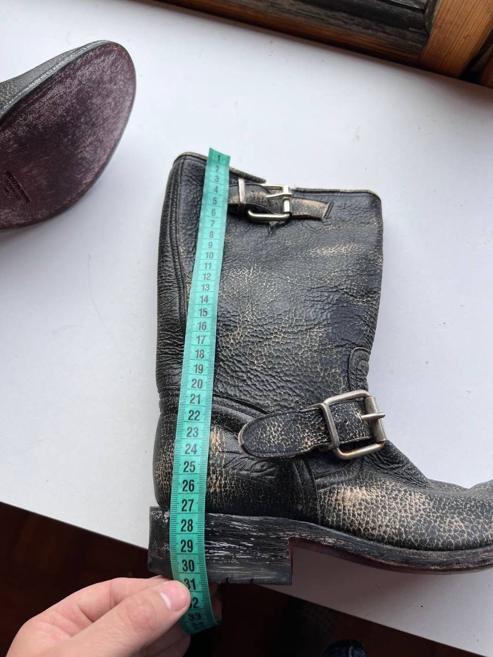 If Six Was Nine Marlboro Cowboy Distressed Ankle boots Vintage A.S. 98 Style Size US 5.5 / EU 38 - 10 Thumbnail