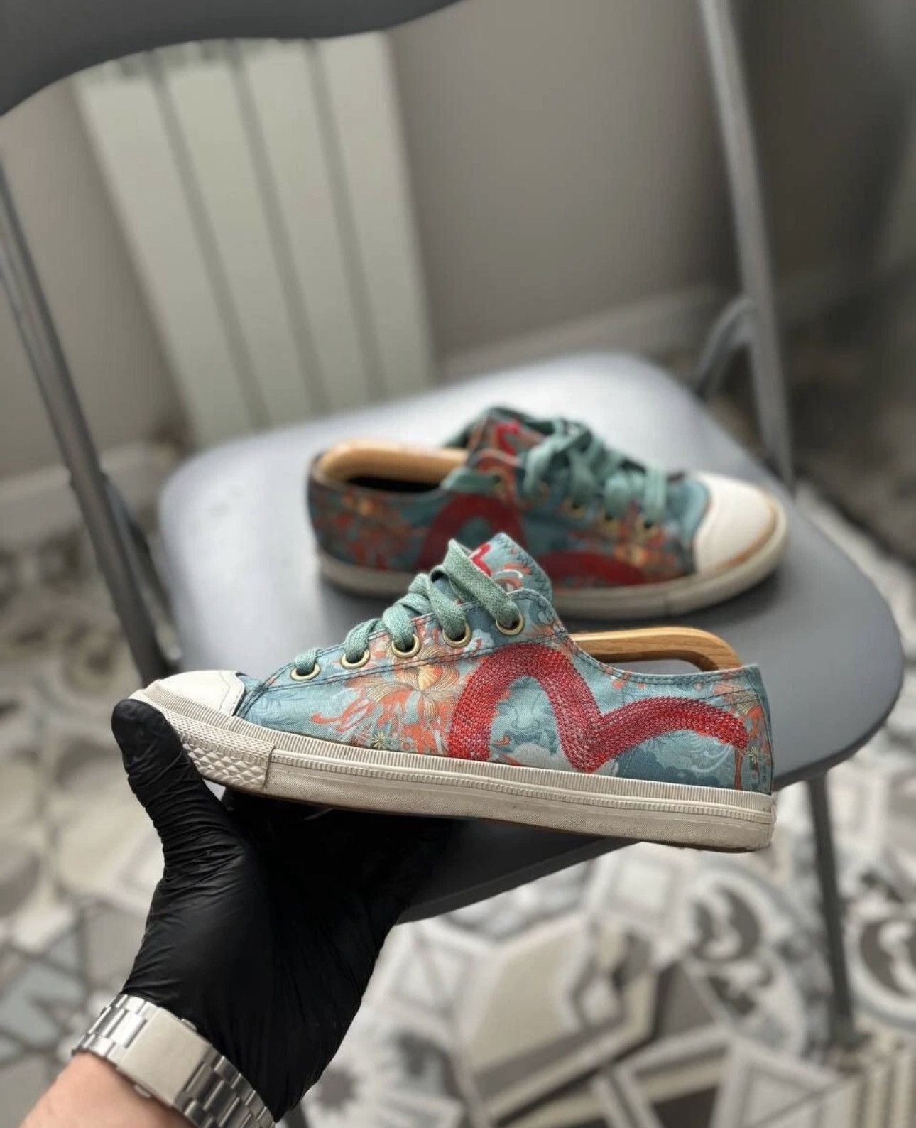 Evisu Evisu Sneakers shoes japanese brand vintage women Size US 10.5 / IT 40.5 - 2 Thumbnail