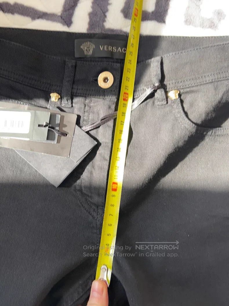 Versace Versace Pure black jeans Size US 26 / EU 42 - 9 Thumbnail