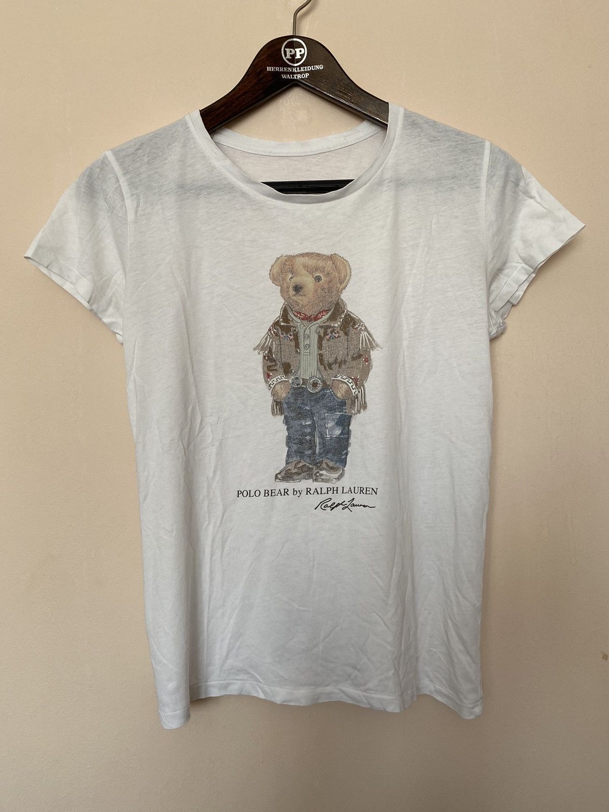 Polo Ralph Lauren Vintage Y2k Polo Bear by Ralph Lauren Big Logo T-Shirt 00's Size M / US 6-8 / IT 42-44 - 1 Thumbnail