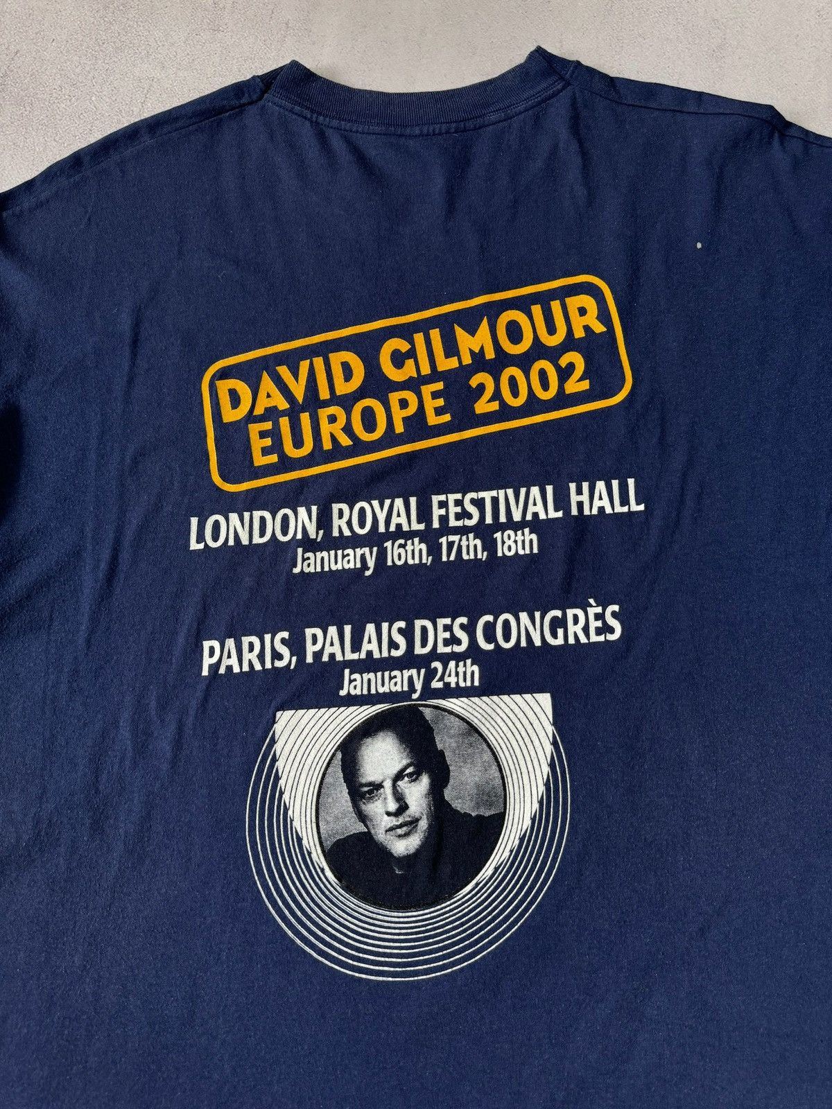 Vintage Vintage 90s David Gilmour T Shirt Tee Pink Floyd Very Rare Size US XL / EU 56 / 4 - 12 Thumbnail
