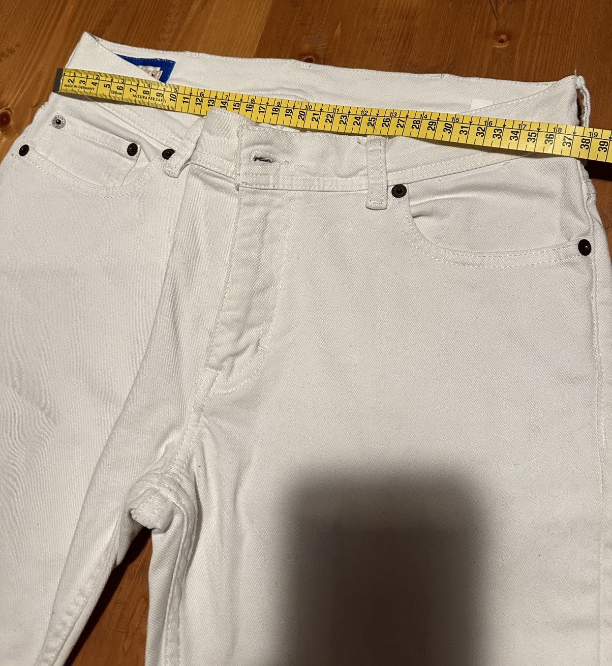 Acne Studios Acne Studios White Slim Denim Bla Konst Size US 30 / EU 46 - 5 Thumbnail