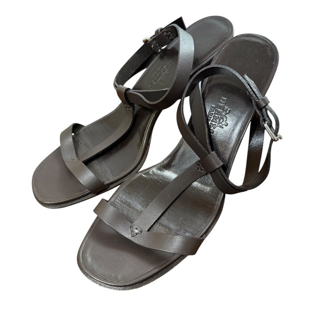 Hermes Hermes Leather Sandals Leather Shoes DUTY FREE for USA