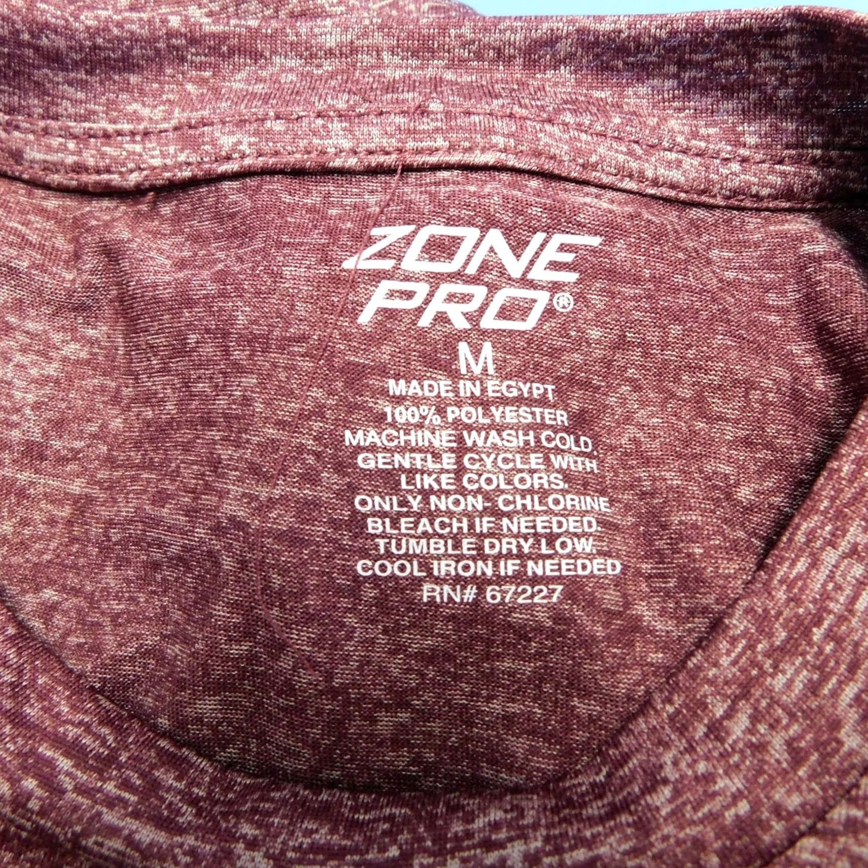 Vintage Zone Pro Sport Men's T-Shirt Short Sleeve Crew Neck Red Medium Size US M / EU 48-50 / 2 - 3 Thumbnail