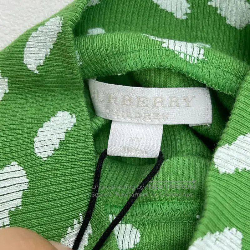 Burberry Burberry Green Cotton Women's Knit Sweater. Size XS / US 0-2 / IT 36-38 - 4 Thumbnail