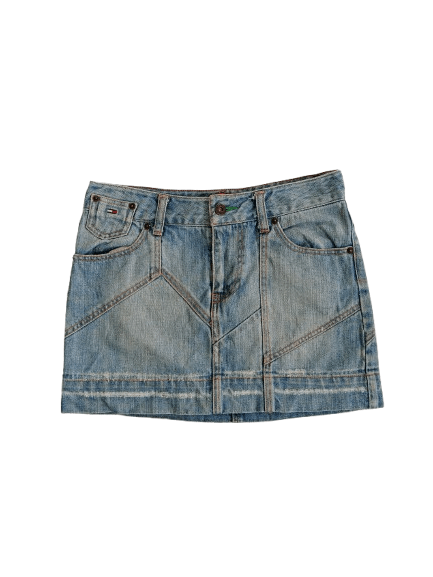 Tommy Hilfiger Tommy Jean's Mini Skirt Tommy Girl Size 28" / US 6 / IT 42 - 1 Thumbnail