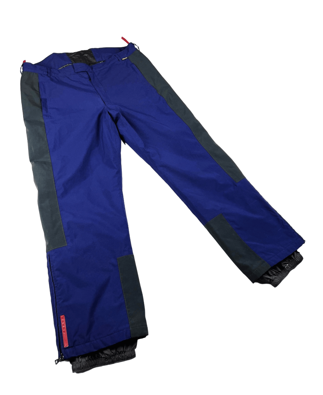 Image of Prada Red Tab Pants Gore-Tex 54 in Navy, Men's (Size 38)