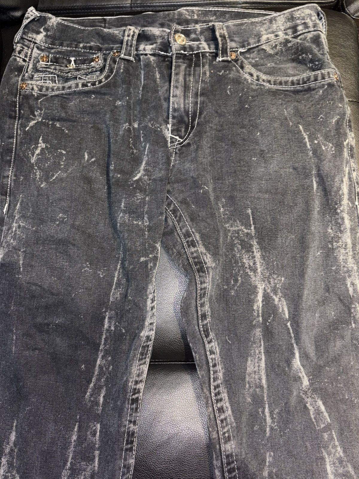 True Religion True Religon denim Jeans Distressed Look rare Size US 36 / EU 52 - 2 Thumbnail