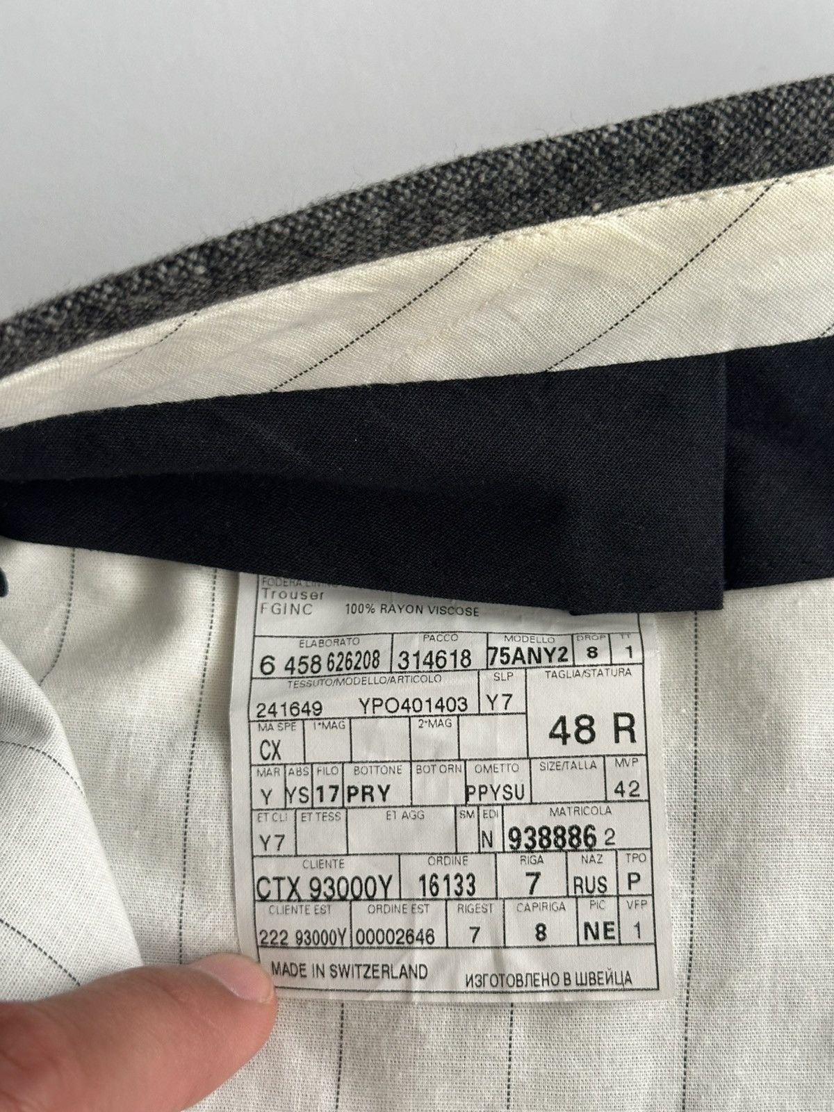 Yves Saint Laurent YSL by Stefano Pilati Wool Pants Size US 32 / EU 48 - 12 Thumbnail