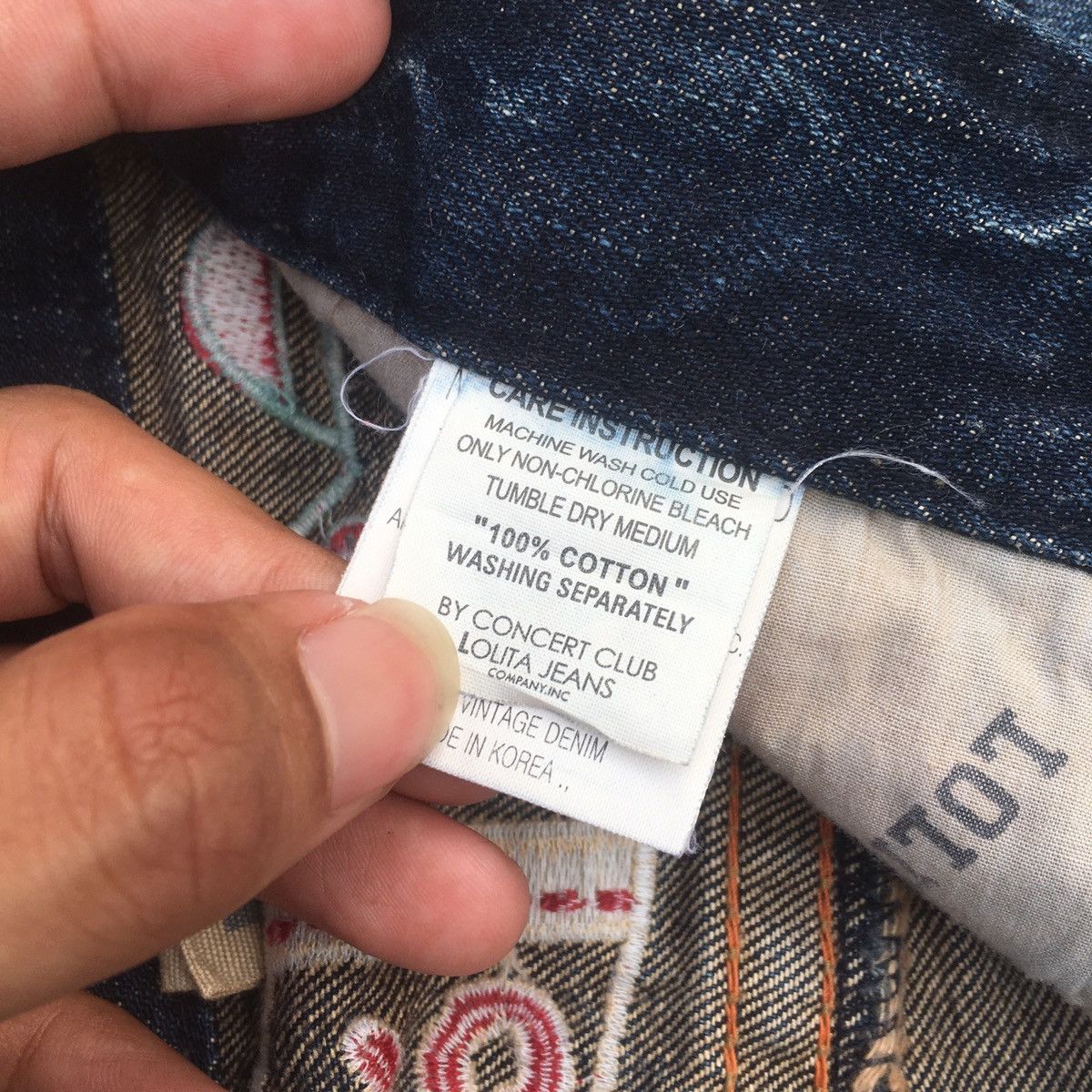Japanese Brand Lolita Yoshitomo Nara Exotic Faded Distressed Pants Size US 31 - 8 Thumbnail