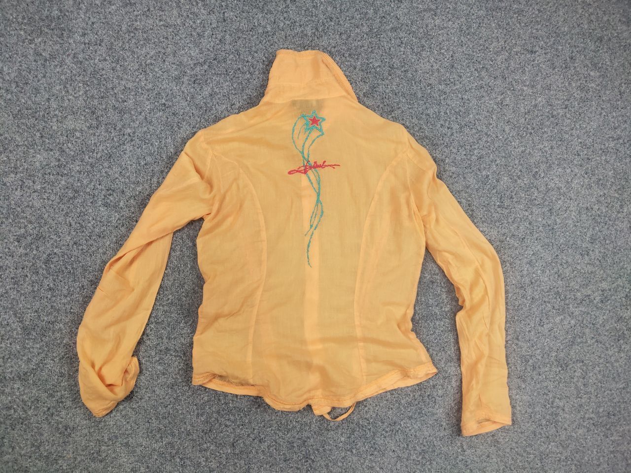 Diesel Vintage Diesel Y2K Blouse Shirt drawstrings embroidered logo Size L / US 10 / IT 46 - 12 Thumbnail