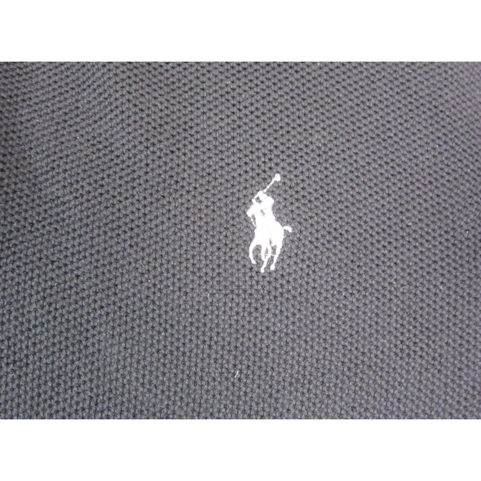 Polo Ralph Lauren Polo Ralph Lauren Sweatshirt XL Black Knit Zip 1/4 Mock Neck Logo Mens 90s Style Pullover Knit Sweatshirt Size US XL / EU 56 / 4 - 3 Thumbnail