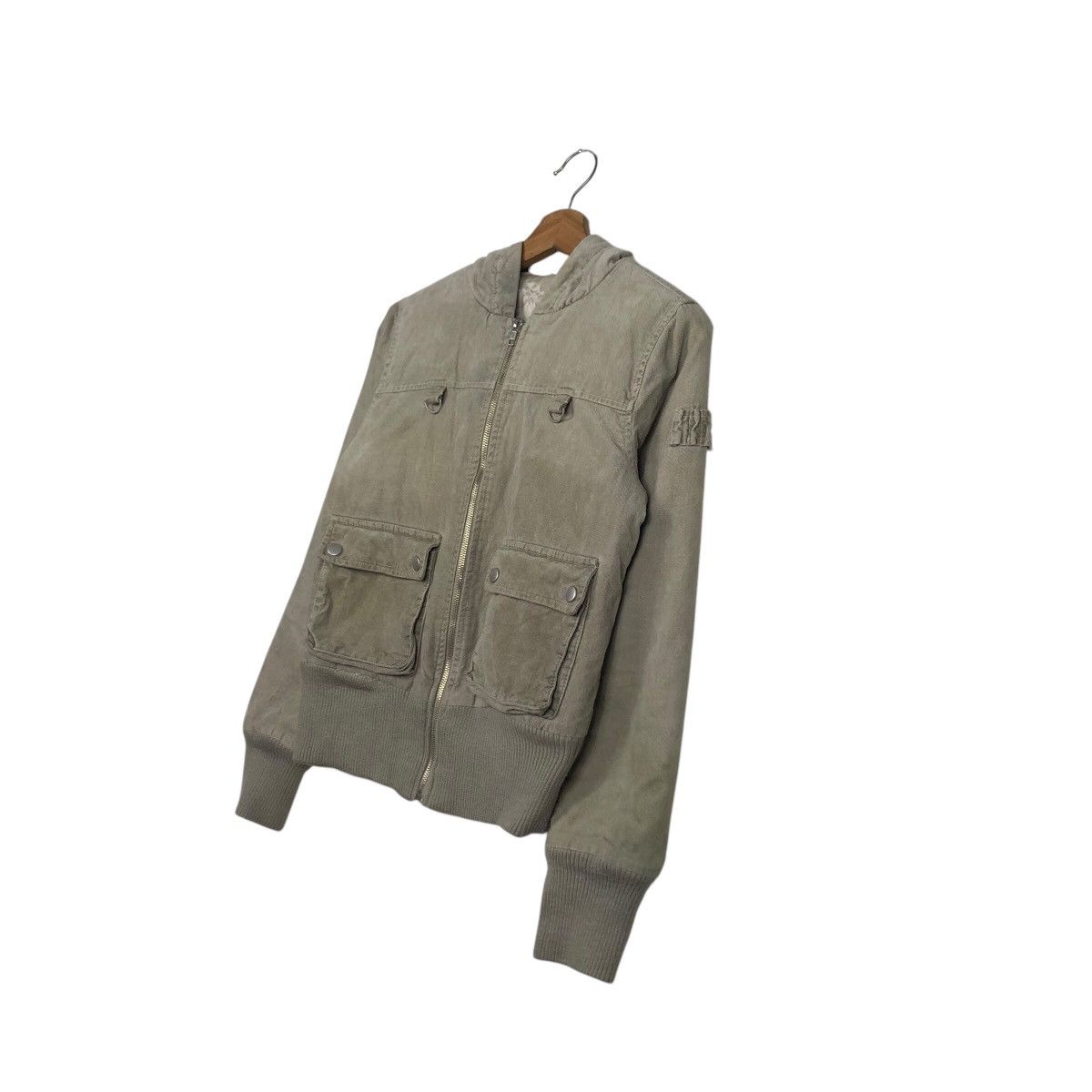 Japanese Brand 📌Vintage Cropped Biker Bomber Jacket Tactical Issey Miyake Size US M / EU 48-50 / 2 - 3 Thumbnail