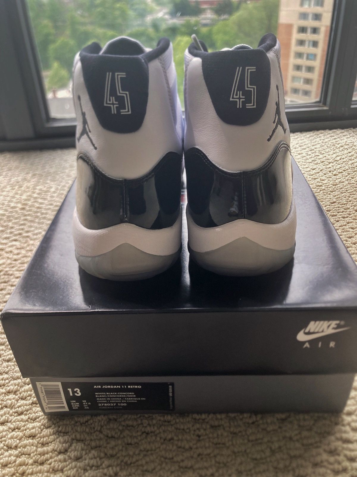 Nike Nike Air Jordan Retro 11 Concord 2018-DEADSTOCK Size US 13 / EU 46 - 7 Thumbnail