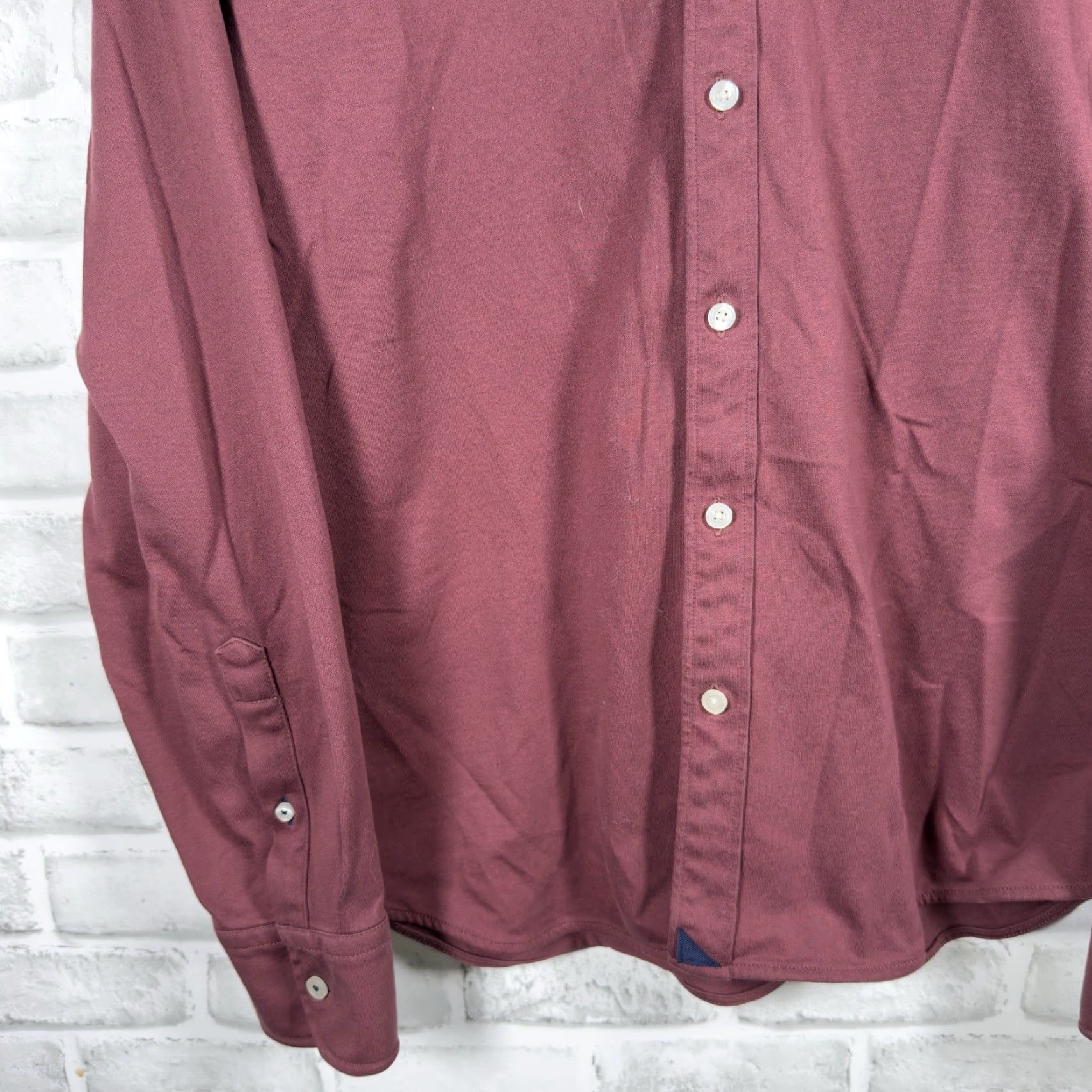 UNTUCKit UNTUCKit Red Long Sleeve Button Down Shirt Mens L Size Button-Up Shirt Size US L / EU 52-54 / 3 - 3 Thumbnail