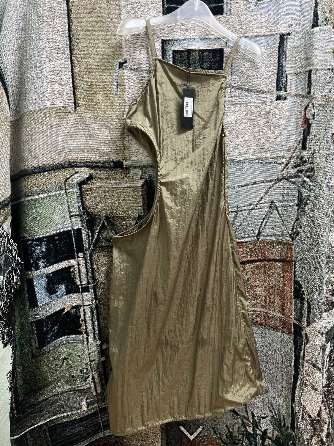 Other motelrocks Cut Out Dress Silver Green Size XS / US 0-2 / IT 36-38 - 1 Thumbnail