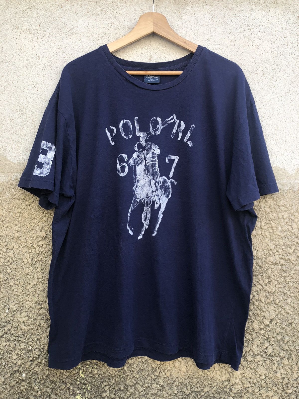 Polo Ralph Lauren × Vintage Vintage Polo by Ralph Lauren Big Logo Tshirt Size US XL / EU 56 / 4 - 1 Thumbnail