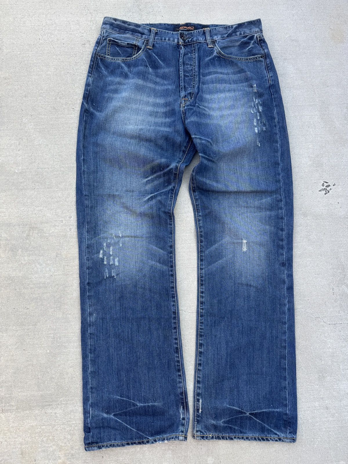 Ed Hardy Ed hardy painted jeans Size US 36 / EU 52 - 3 Thumbnail
