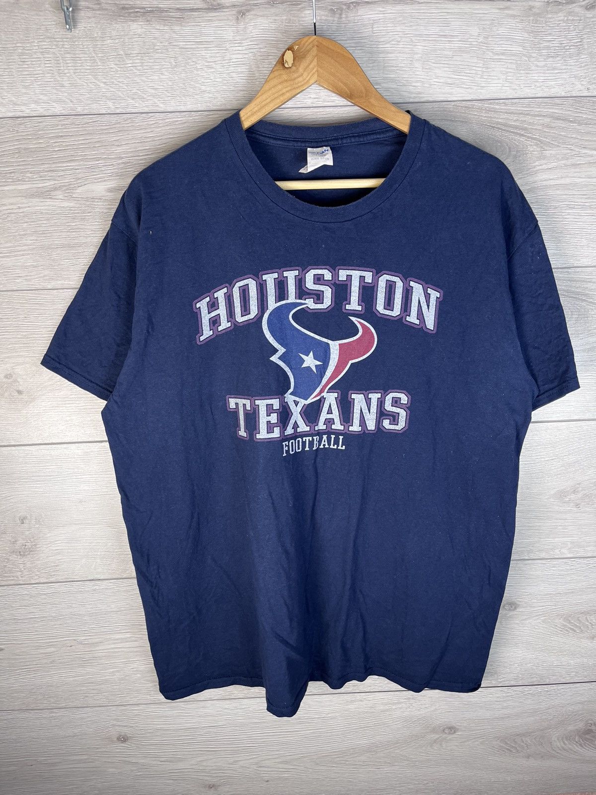 Fruit Of The Loom Vintage men’s merch t-shirt Houston Texans Football size xxl Size US XXL / EU 58 / 5 - 3 Thumbnail