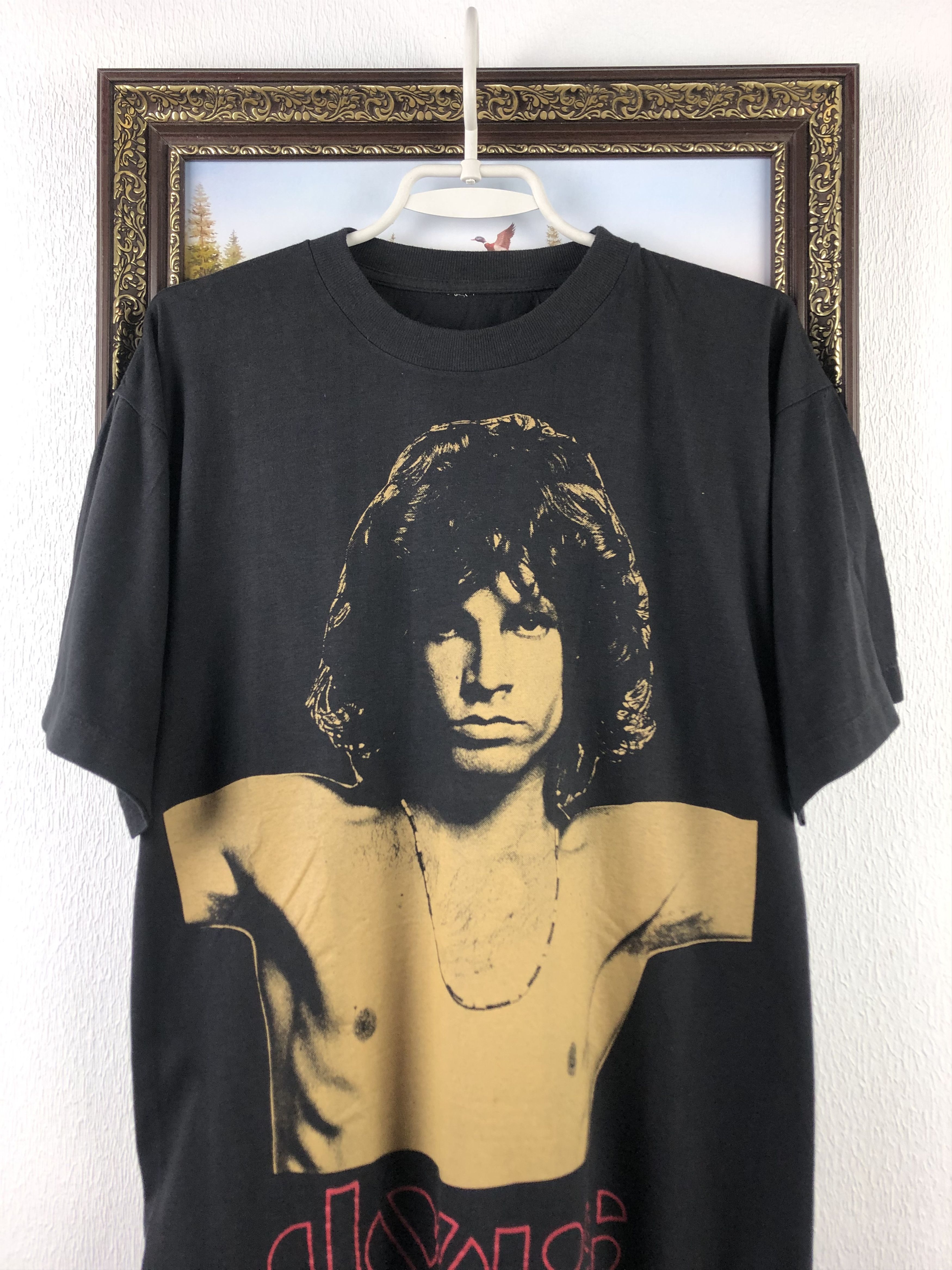 Band Tees Vintage 90's The Doors Jim Morrison Band Shirt Big Logo Tee Size US M / EU 48-50 / 2 - 2 Thumbnail