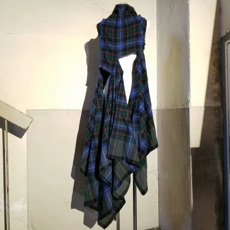 Comme des Garcons Comme Des Garcons Plaid Deconstruction Jacket Dress Size M / US 6-8 / IT 42-44 - 2 Thumbnail