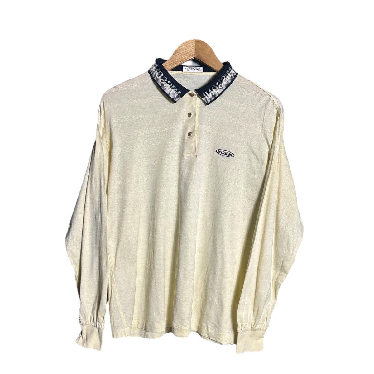 Missoni Missoni Embroidery Logo Polos Size L / US 10 / IT 46 - 1 Thumbnail