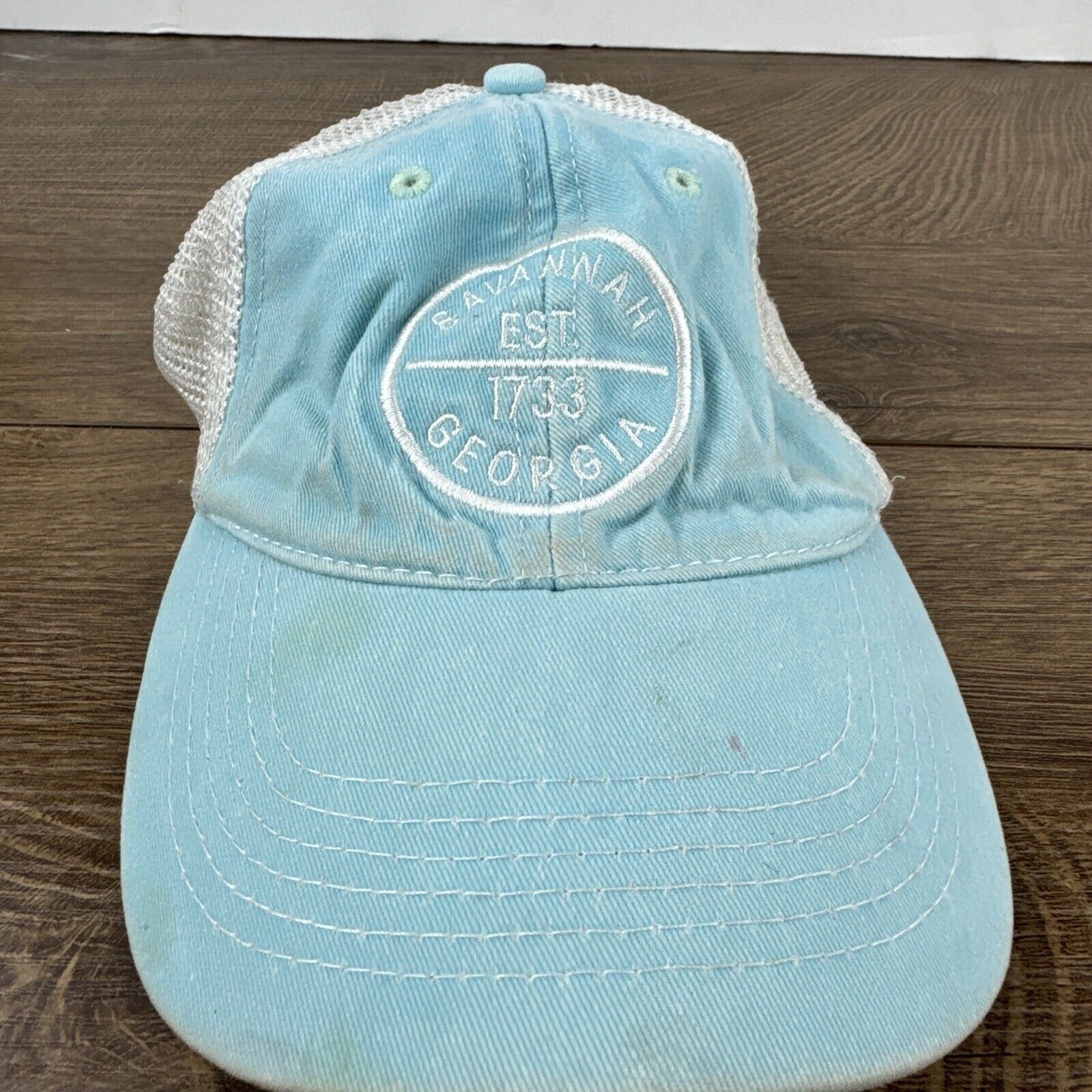 Other Savannah Georgia Hat Georgia Savannah Blue Hat Adjustable Ad Size ONE SIZE - 5 Thumbnail