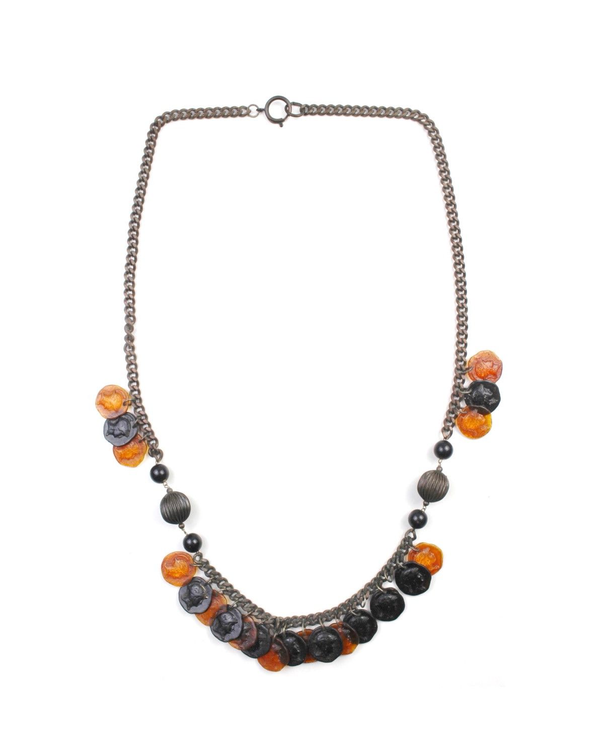 If Six Was Nine 1990S JAPANESE MADE ANTIQUE COIN RESIN MEDALLIONS NECKLACE Size ONE SIZE - 2 Thumbnail