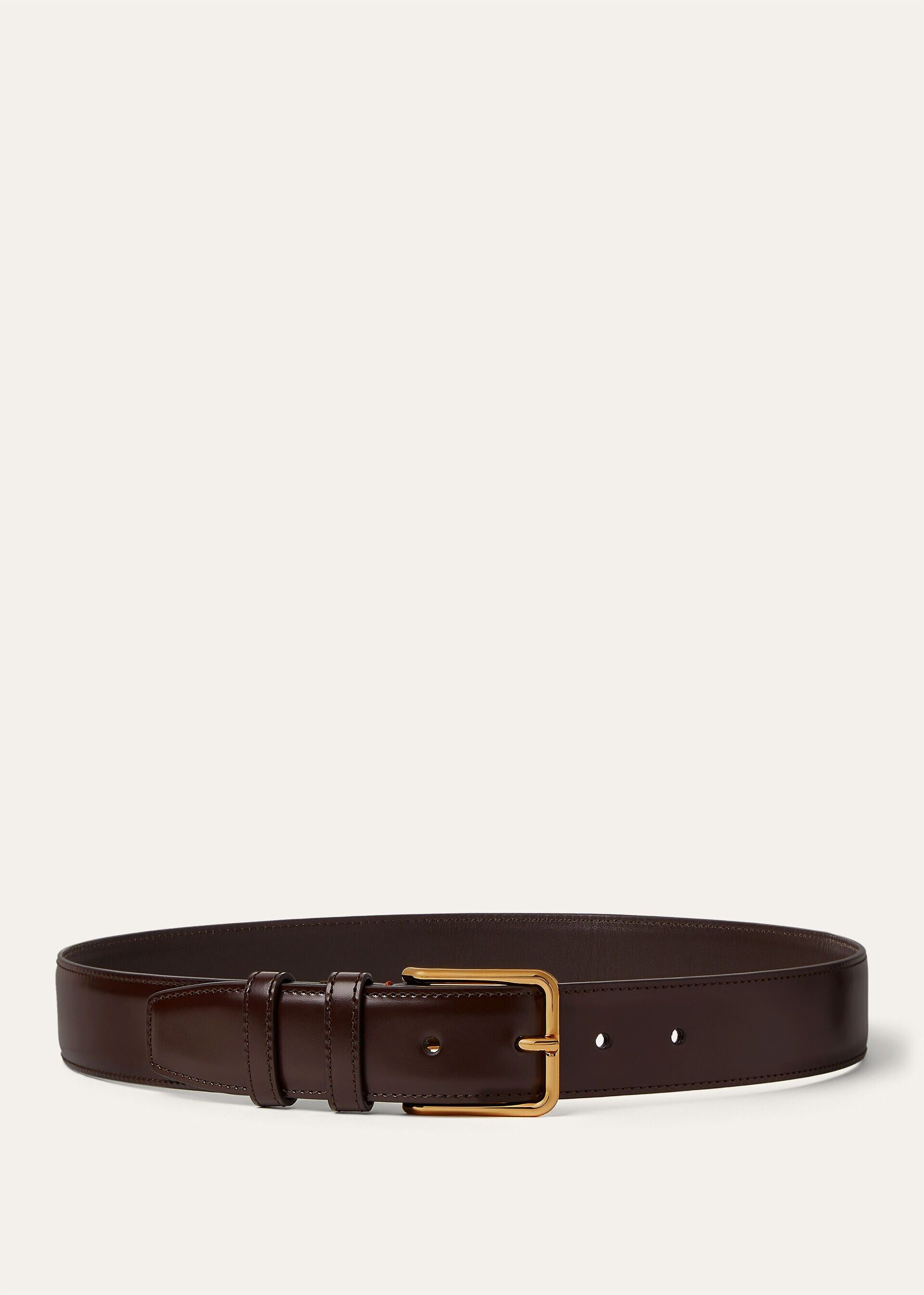 Loro Piana os11x0426 FAR1388 Size: OS / Mayfair Belt in Dark Coffee Size ONE SIZE - 1 Thumbnail