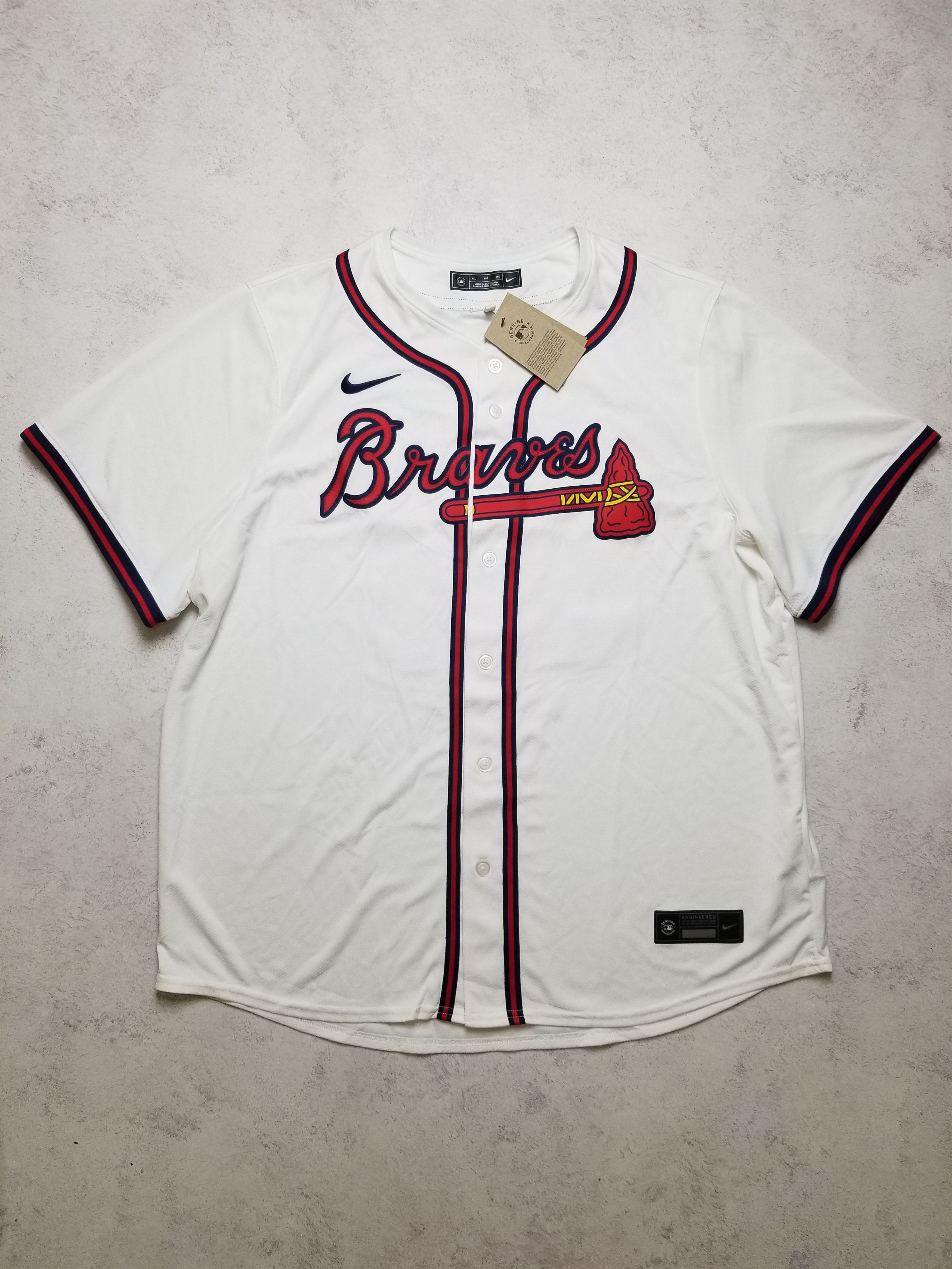 Nike New Nike Atlanta Braves Matt Olson #28 Jersey Size US XXL / EU 58 / 5 - 1 Thumbnail