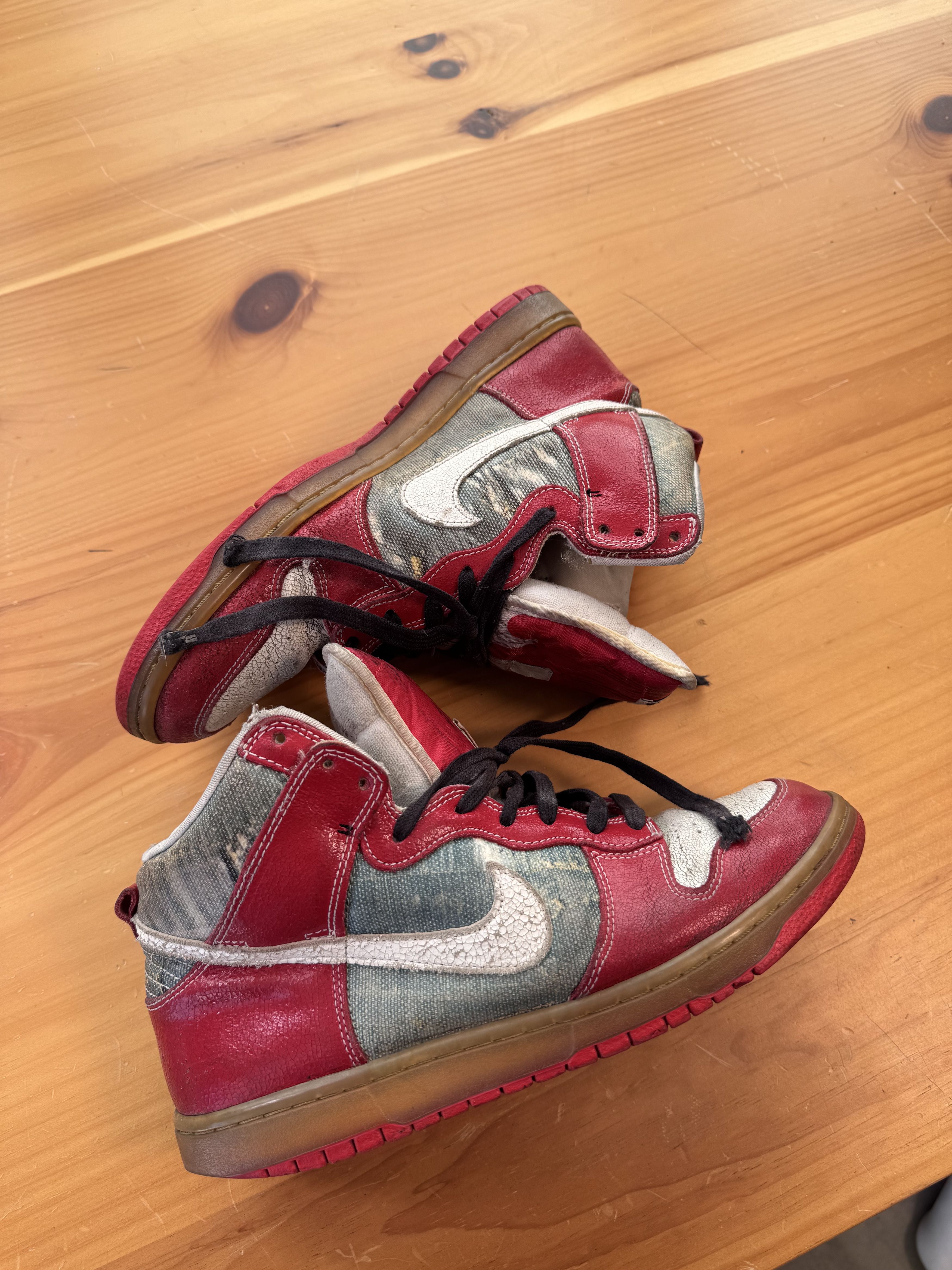 Nike Nike Dunk High Premium SB “Shoe Goo” Size US 10 / EU 43 - 1 Thumbnail