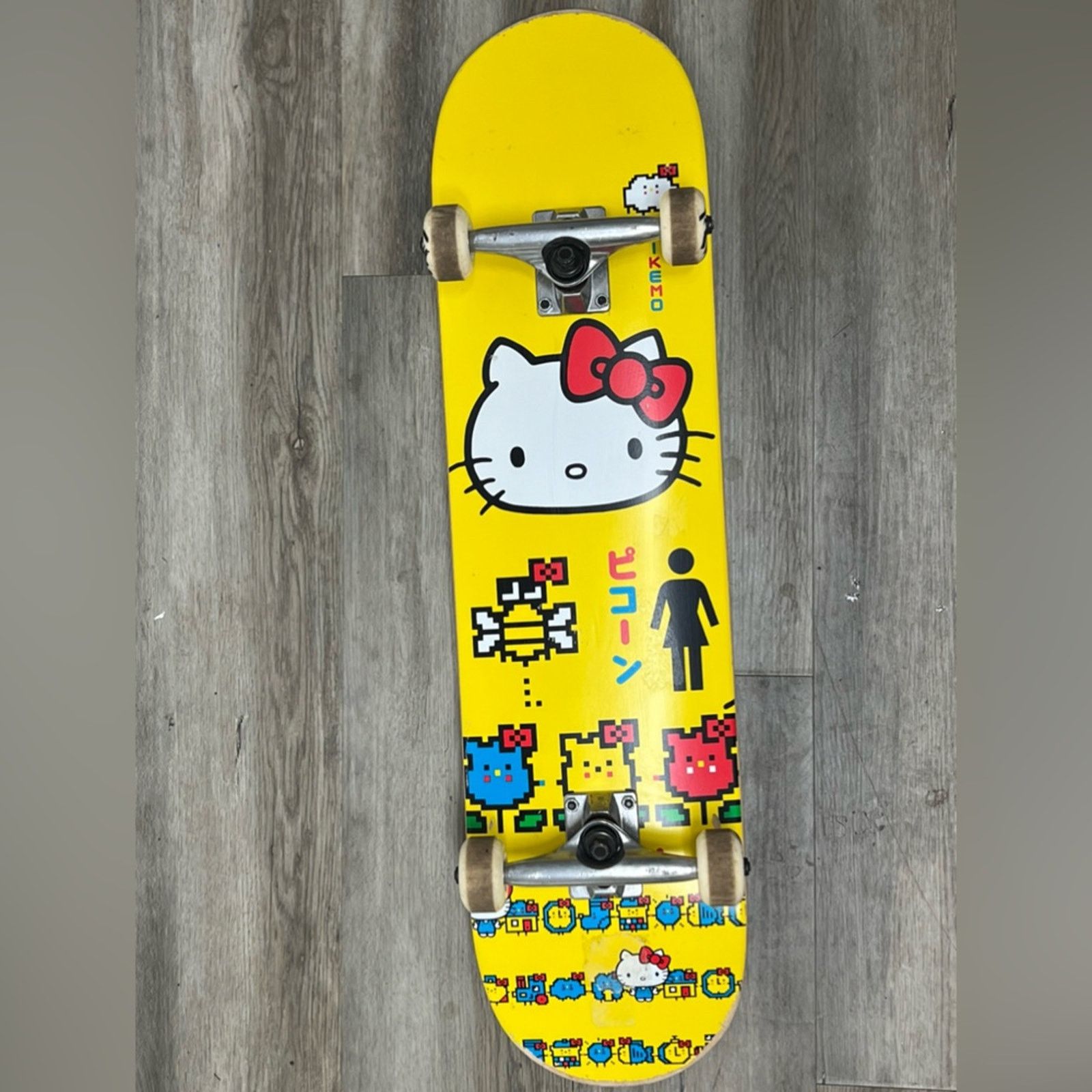 Think Skateboards Hello Kitty Sanrio Girl Skateboards Mike Mo Capaldi Deck Size ONE SIZE - 1 Thumbnail