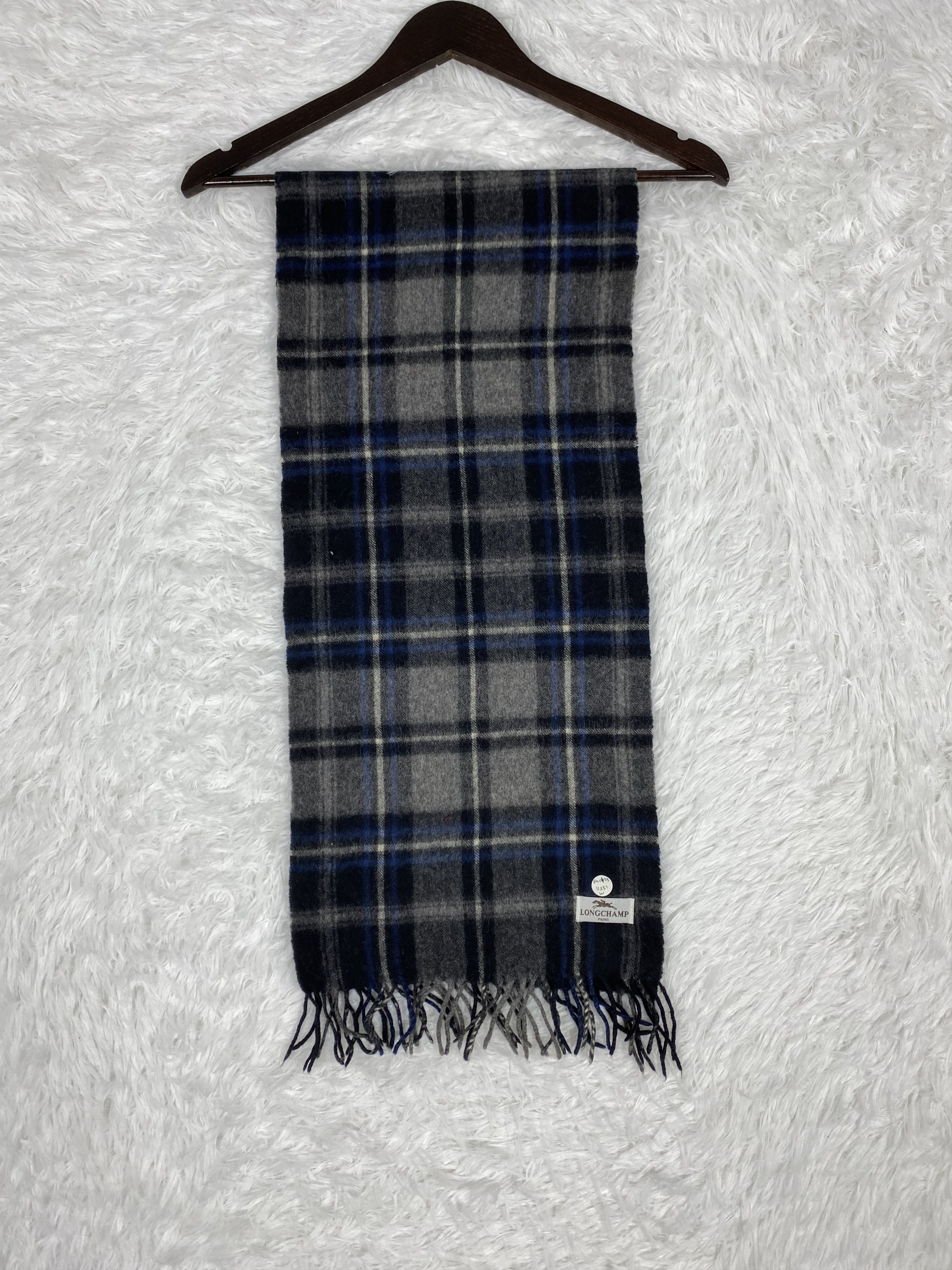 Longchamp Vintage Longchamp Scarf / Muffler Neckwear PM0125 Size ONE SIZE - 4 Thumbnail